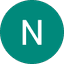 White letter N on a solid teal circle background.