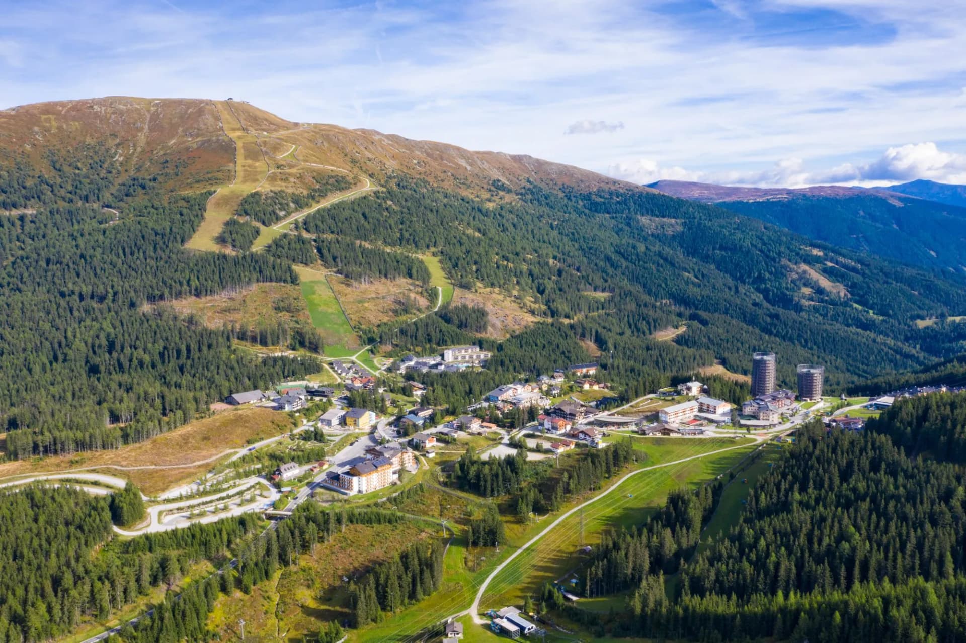 Katschberghöhe and Katschberg in the Austrian Alps.