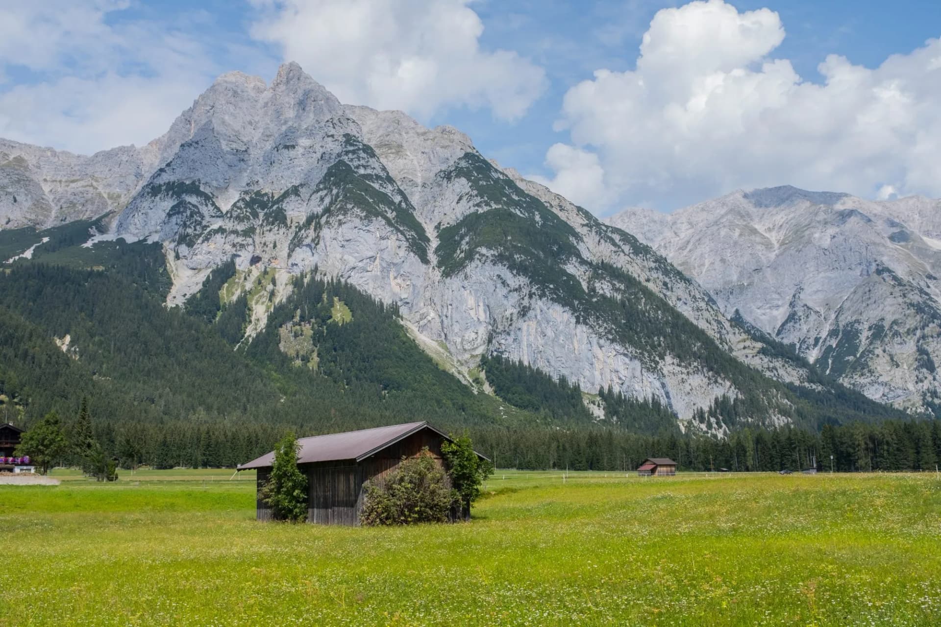 Tirol, Austria, Leutasch region. Alpine Landscape.