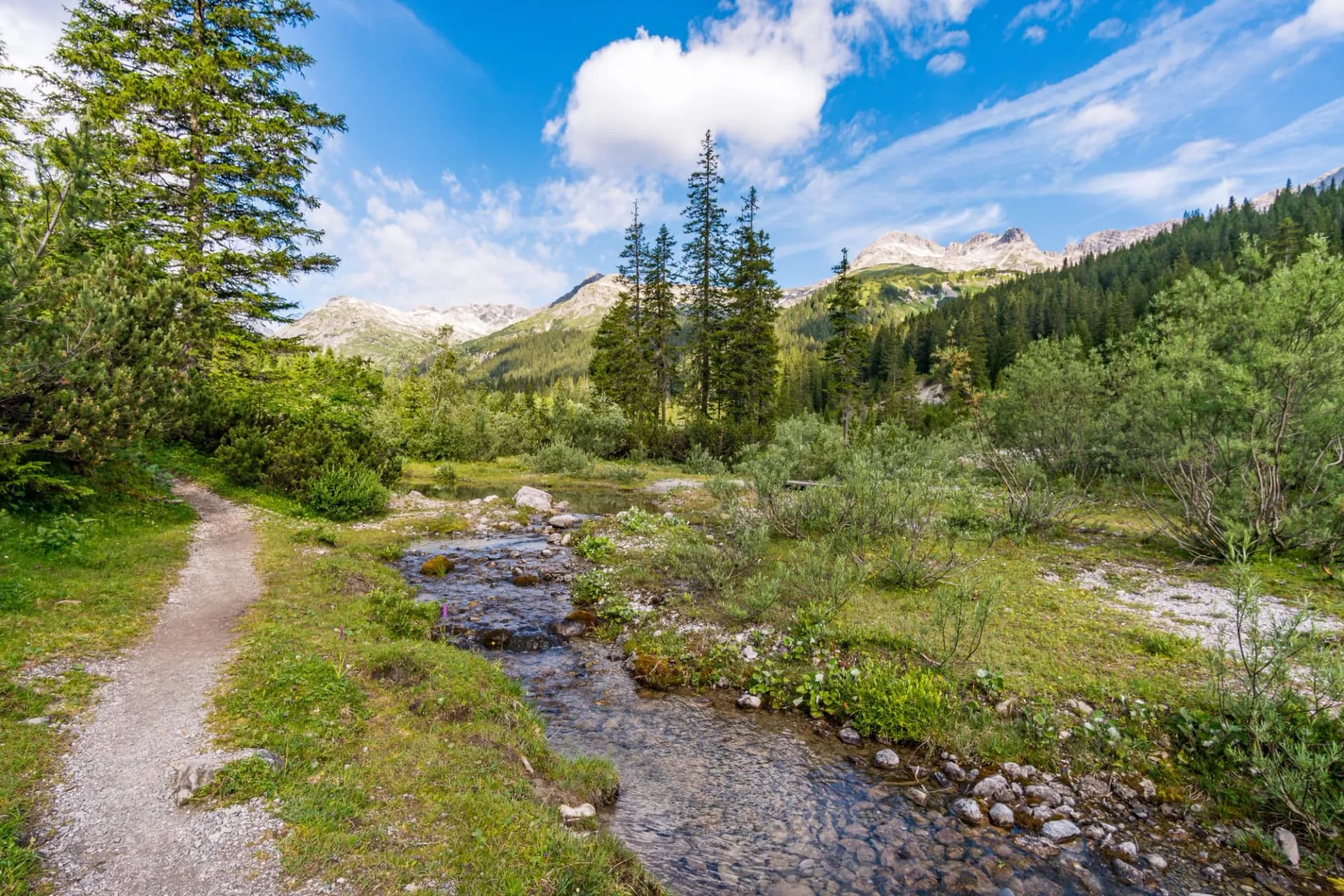 Fantastic hike in the Lechquellen Mountains in Vorarlberg Austria