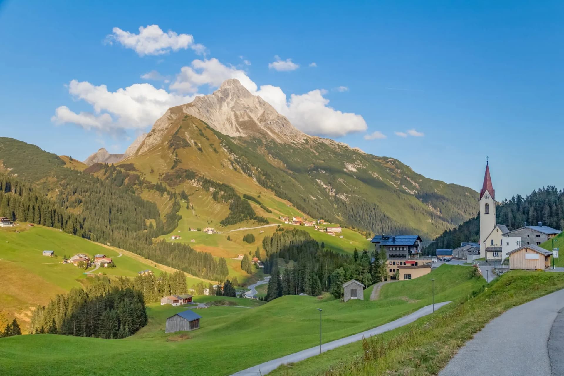 Around Warth in Austria