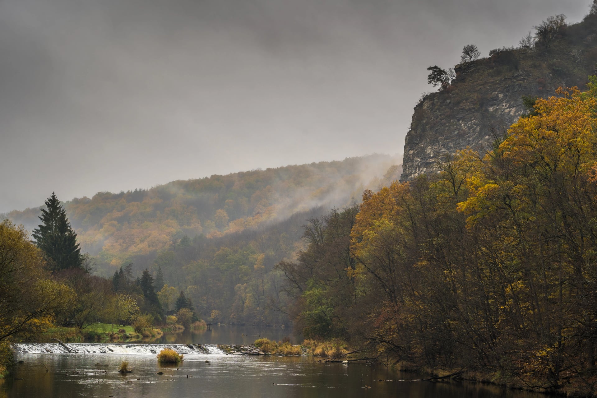 Thaya-floden i Hardegg, Nedre Østrig