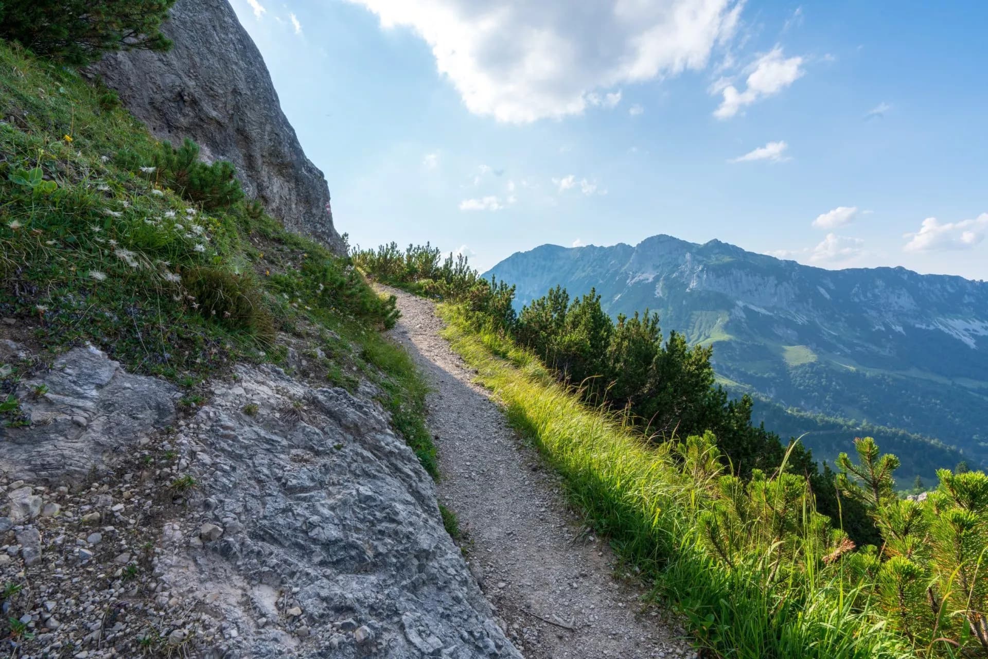 Kaiserbachtal Weg zum Stripsenjochhaus