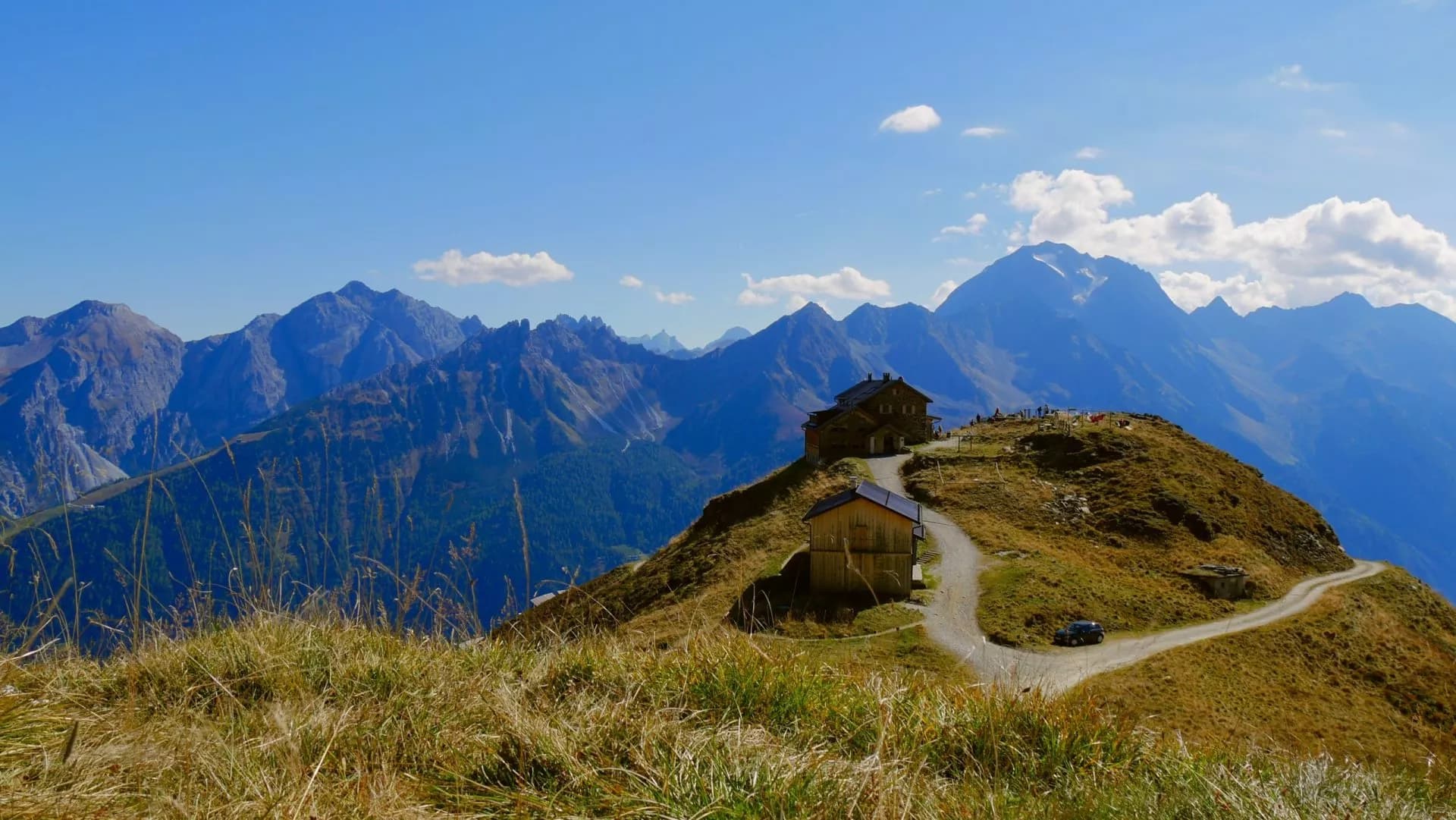 Starkenburger Hut in Stubaital, Austrian Alps