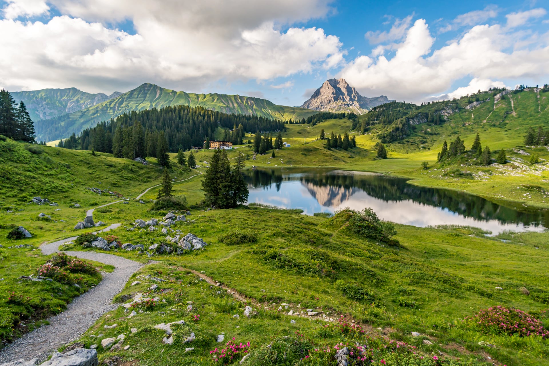 Fantastische Wanderung in den schönen Lechquellenbergen
