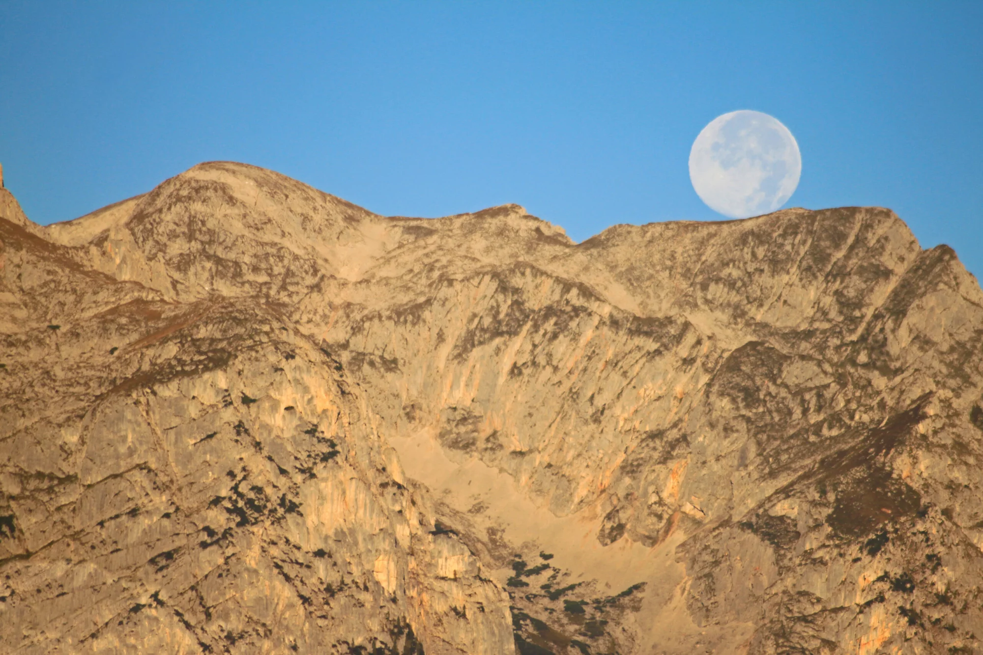 Vollmond am Larmkogel - Hochkönig